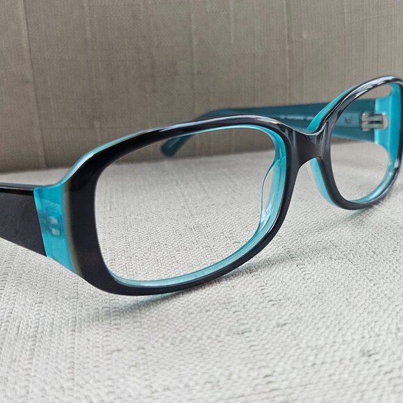 Kate Spade Women Eyeglasses PAXTON Frames Blue Tortoise Square Glasses Only - Picture 4 of 15